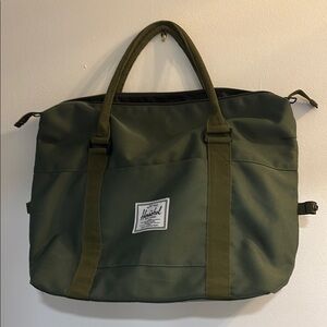 Herschel Supply Company Green Bag NWOT